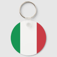 Porte - clé avec Drapeau d'Italie