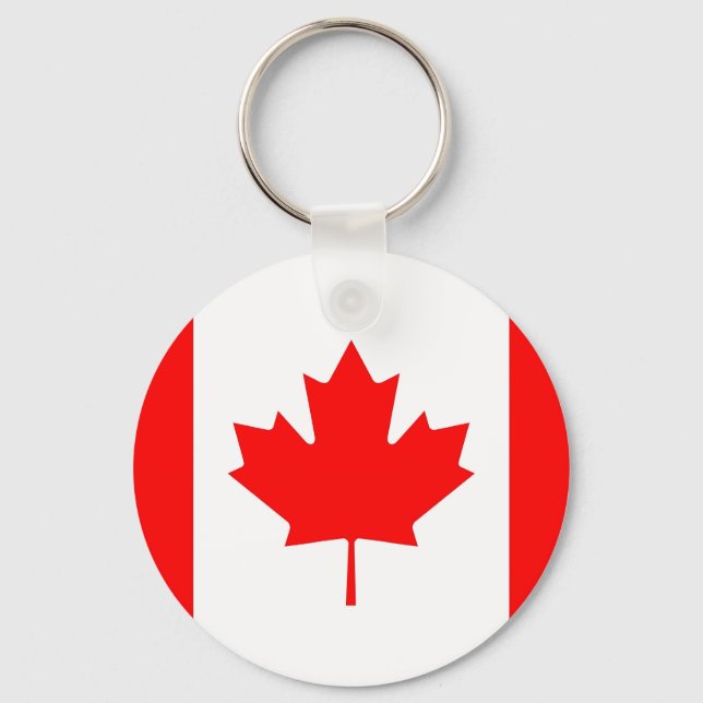 Porte-clés Porte - clé avec drapeau du Canada (Recto)