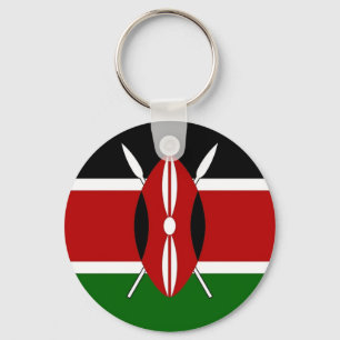 Porte-clés Porte - clé avec drapeau du Kenya