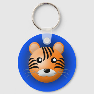Porte-clés porte - clé avec l'animal : tigre