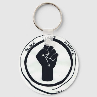 Porte-clés Porte - clé avec poing Black Lives Matt