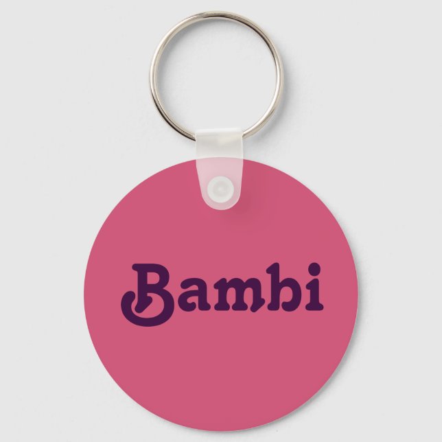 Porte-clés Porte - clé Bambi (Recto)