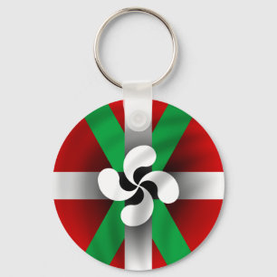 Porte-clés Porte - clé Basque de drapeau