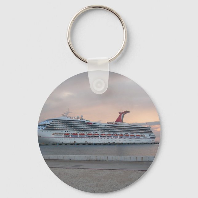 Porte-clés Porte - clé bateau de croisière (Recto)