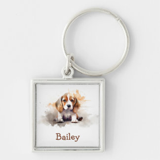 Porte-clés Porte - clé beagle aquarelle