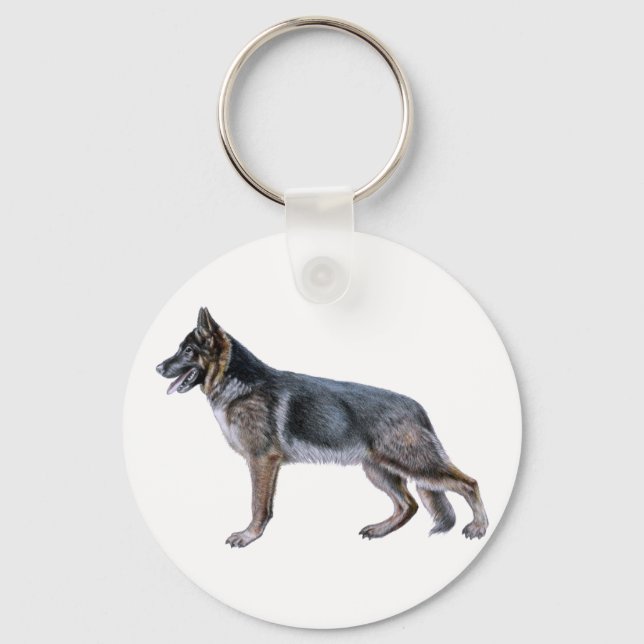 Porte-clés Porte - clé berger allemand (Recto)