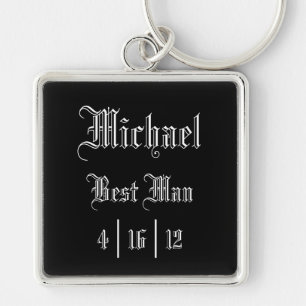 Porte-clés Porte - clé Best Man personnalisé