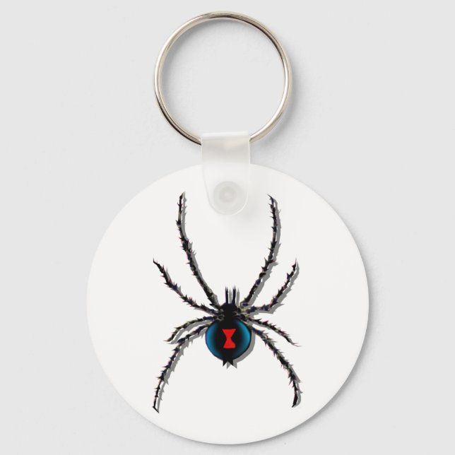 Porte-clés Porte - clé Black Widow Spider (Recto)