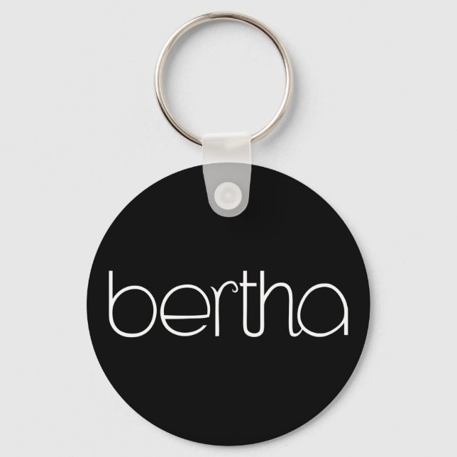 Porte-clés Porte - clé blanc Bertha (Recto)