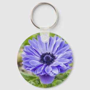 Porte-clés Porte - clé bleu de fleur d'aster