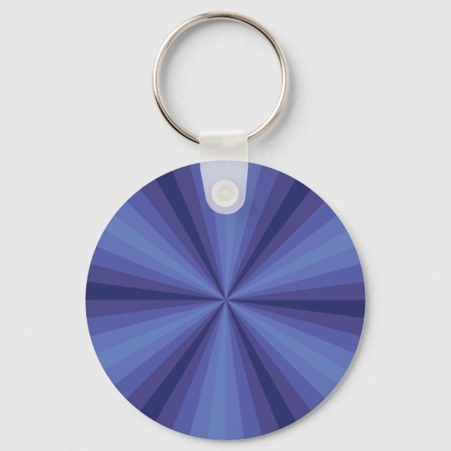 Porte-clés Porte - clé bleu illusion optique (Recto)