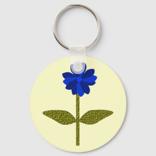 Porte-clés Porte - clé bleu océanique Daisy