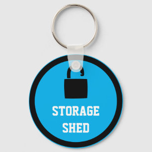 Porte-clés Porte - clé bleu shed de stockage