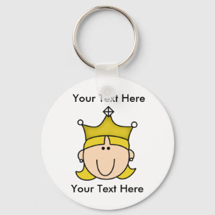 Porte-clés Porte - clé Blonde Princesse personnalisée