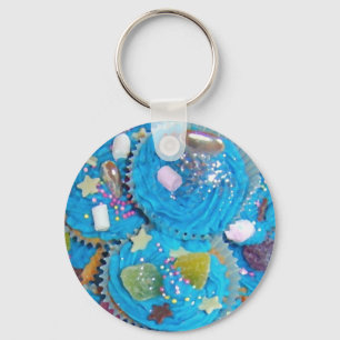 Porte-clés Porte - clé Blue Cupcakes
