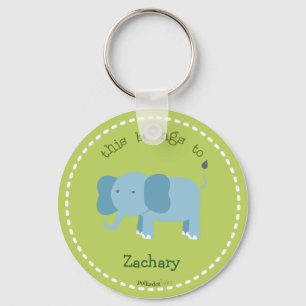 Porte-clés Porte - clé Blue Elephant