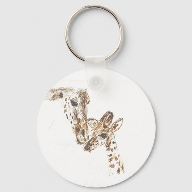 Porte-clés Porte - clé Bouton de base (Recto)