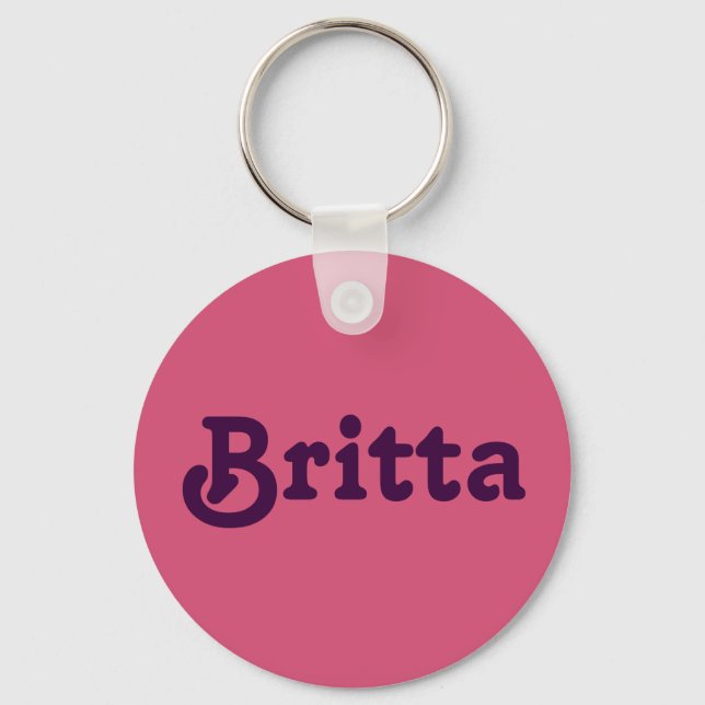 Porte-clés Porte - clé Britta (Recto)