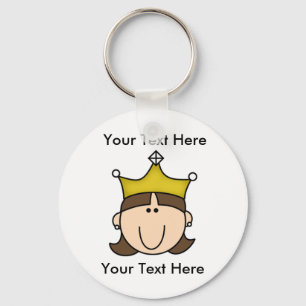 Porte-clés Porte - clé Brown Princesse personnalisée