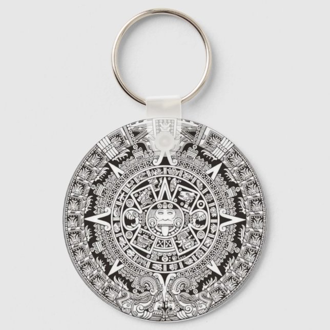 Porte-clés Porte - clé calendrier maya (Recto)