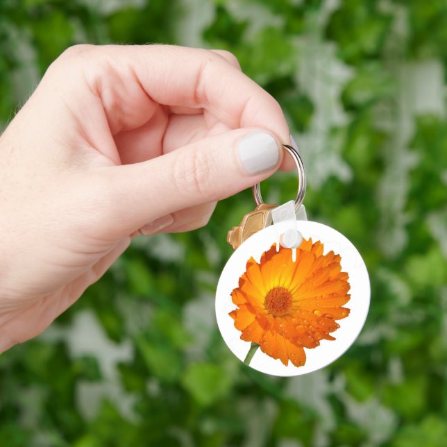 Porte-clés Porte - clé - Calendula sur Stem (main)