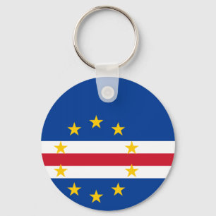 Porte-clés Porte - clé cap-verdien de drapeau