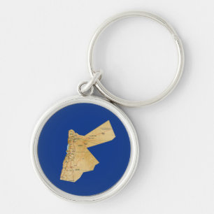 Porte-clés Porte - clé Carte Jordanie