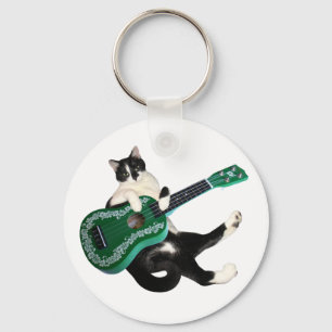 Porte-clés Porte - clé Cat Ukulele