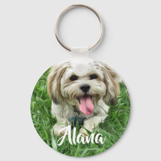 Porte-clés Porte - clé Cavachon personnalisé