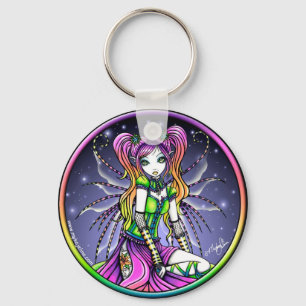 Porte-clés Porte - clé céleste de fée d'arc-en-ciel de Myr