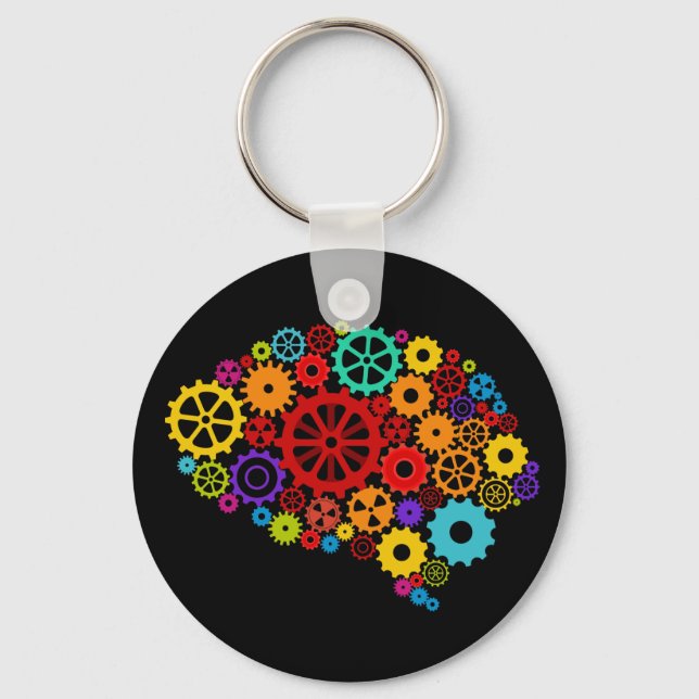 Porte-clés Porte - clé Cerveau (Recto)
