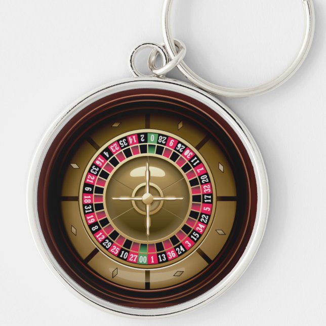 Porte-clés Porte - clé chanceux de roulette de jour (Devant)