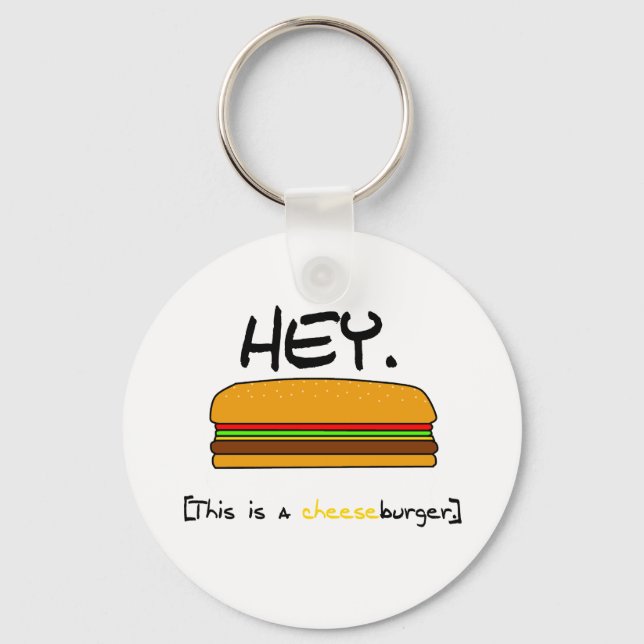 Porte-clés Porte - clé Cheeseburger (Recto)