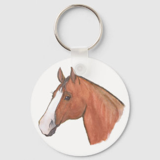 Porte-clés porte - clé Cheval "Baie avec lame"