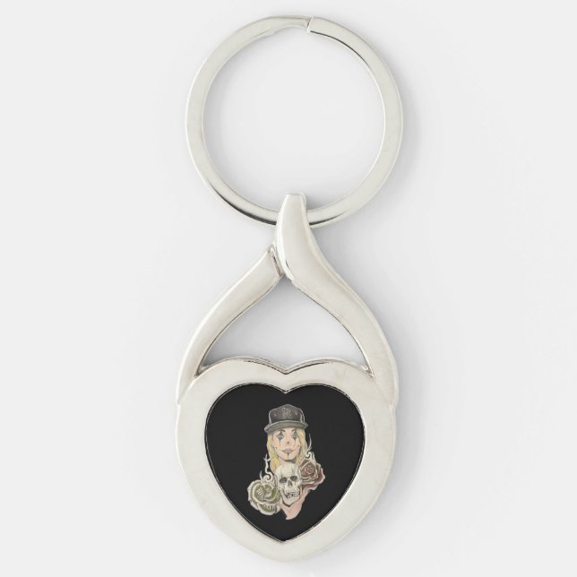 Porte-clés Porte - clé chicano d'art (Devant)