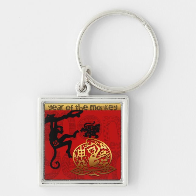 Porte-clés Porte - clé chinois d'anniversaire de zodiaque (Devant)
