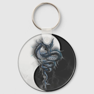 Porte-clés Porte - clé chinois de dragon de Yin Yang