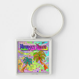 Porte-clés Porte - clé cible de vacances de Newport Beach