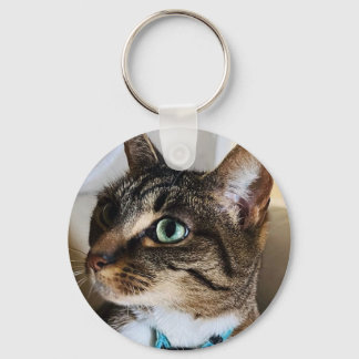 Porte-clés Porte - clé circulaire photo pour animaux de compa