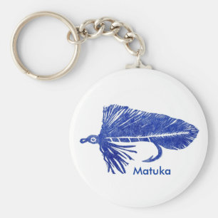 Porte-clés Porte - clé classique de vol de truite "Blue Matuk