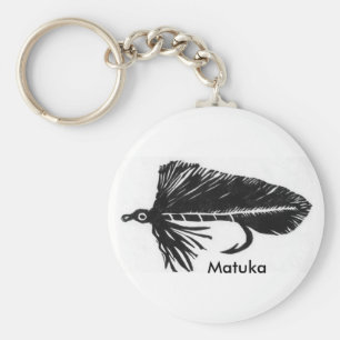 Porte-clés Porte - clé classique de vol de truite "Matuka noi