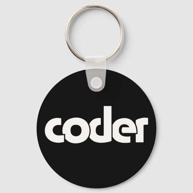 Porte-clés Porte - clé Coder (Recto)