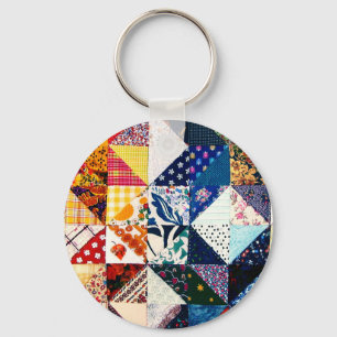 Porte-clés Porte - clé coloré unique coloré d'édredon de