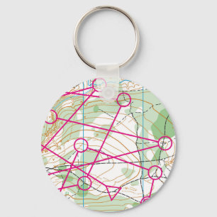 Porte-clés Porte - clé - Cours d'orientation
