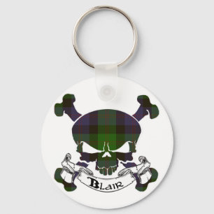 Porte-clés Porte - clé crâne Blair Tartan