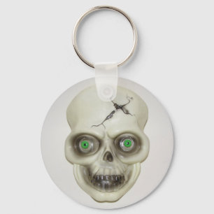 Porte-clés Porte - clé crâne d'Halloween très effrayant