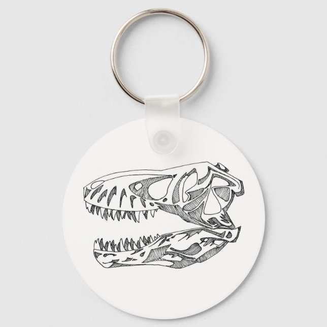 Porte-clés Porte - clé crâne T-Rex (Recto)