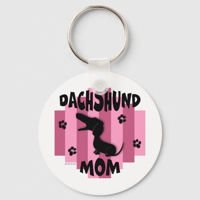 Porte-clés Porte - clé Dachshund Maman (Recto)