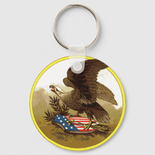 Porte-clés Porte - clé d'aigle d'Amérique vintage
