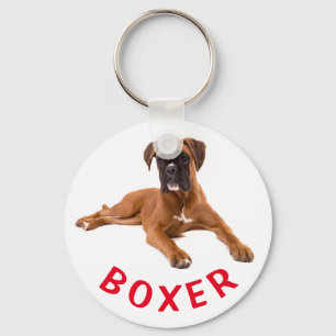 Porte-clés Porte - clé d'amour rouge de Chien à chiots